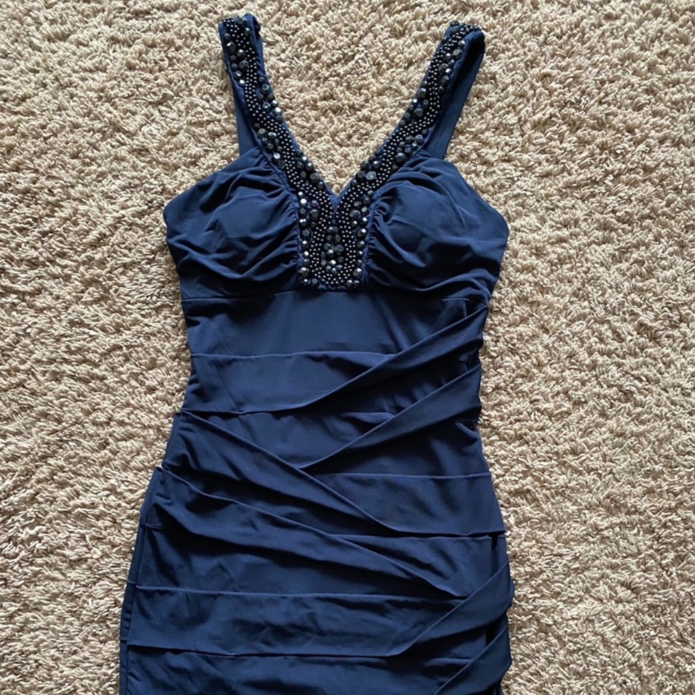 Navy blue dress